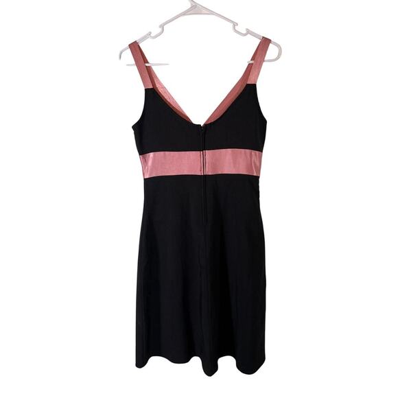 Y2K Ruby Rox Pink & Black Formal Dress Size 7 - Picture 2 of 4